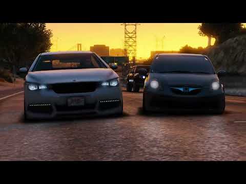 Honda Brio 2012 cinematic run | GTA V Roleplay