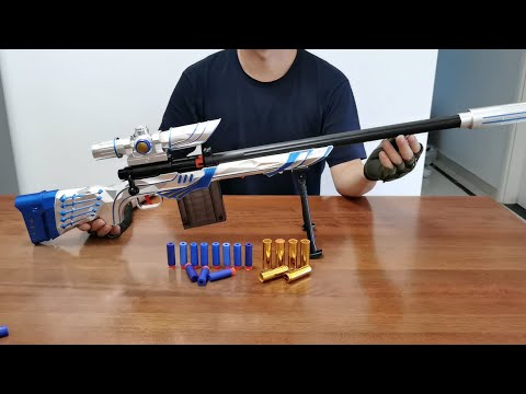 M24 Shell Ejection Soft Bullet Sniper Toy Gun Unboxing 2022