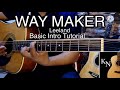 Way-Maker-Basic Intro Guitar Tutorial l KUYA NATHAN