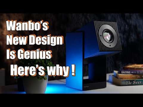 Wanbo's new design is genius! Cube 2 Pro projector
