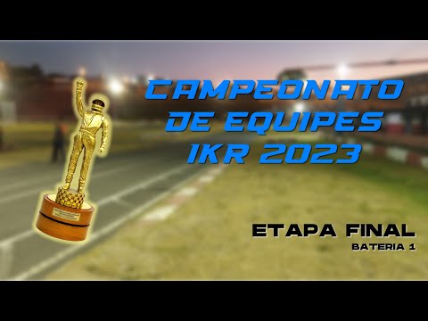 Campeonato de kart por equipes ikr 2023 - Etapa Final 1ª Bateria #gokart
