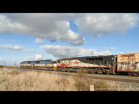 LDP's & SCT: Mile Long Freight Train Service PM9 - PoathTV Australian Railways
