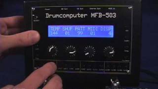 Video thumbnail for MFB / Drumcomputer MFB-503 / Demonstration Movie by FUKUSANKIGYO