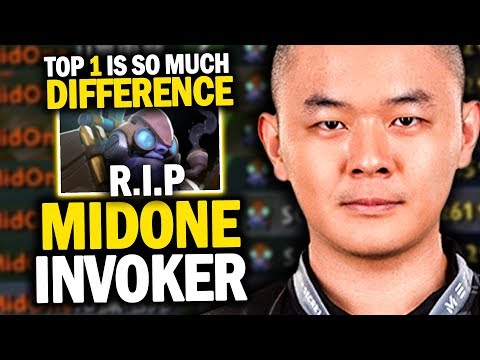 WHAT IS THE DIFFERENCE BETWEEN PLAYER TOP 1 AND PLAYER TOP 100 | INCREDIBLE Invoker By MidOne