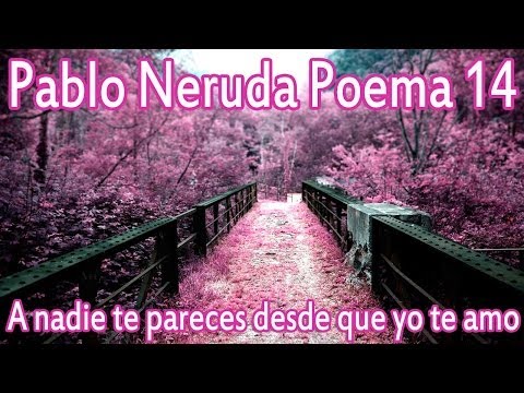 Pablo Neruda - You've Been Like No One Since I Started Loving You - Valentine's Day