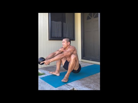 Day 248 FitPro Hawaii Workout - 16 kg. Deck Squats + Push Ups (2X SPEED) - January 17, 2021 3:35 pm