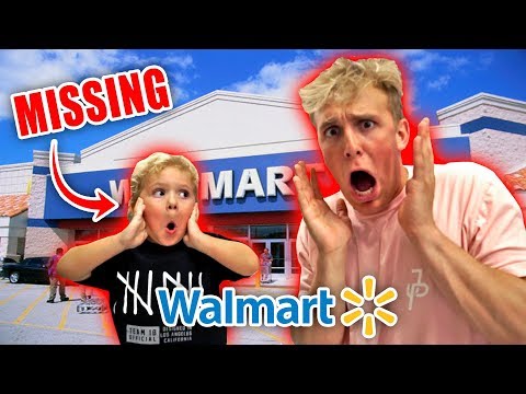 I LOST MINI JAKE PAUL IN WALMART!! *help*