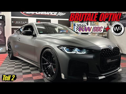DICKE FELGEN Wheelforce 20 Zoll + KW DDC Gewindefahrwerk + Carbon passend für BMW M440i Xdrive G22