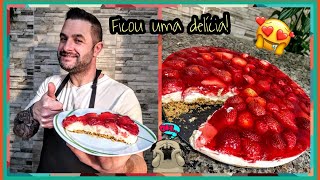 TORTA DE MORANGO, FACIL E DELICIOSA!