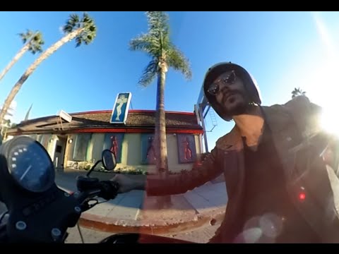 360 Virtual Reality Motorcycle Ride - Sunset Blvd. at Sunset.