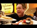 I Ate Every BRUNCH Item on the Wicked Spoon Buffet in Las Vegas