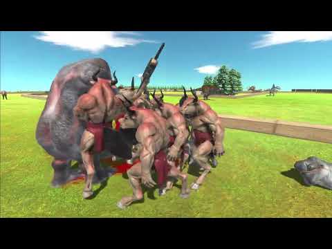 10 Elite Minotaurs Death Run - Animal Revolt Battle Simulator