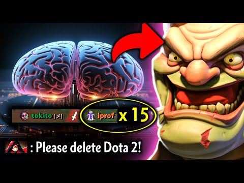 Pudge activated AI brain deleted Void Spirit 15 times in the game | Genius Pudge