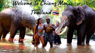 Travel To Chiang Mai Thailand | Patara Elephant Farm | Travel Vlog | Asia Tour
