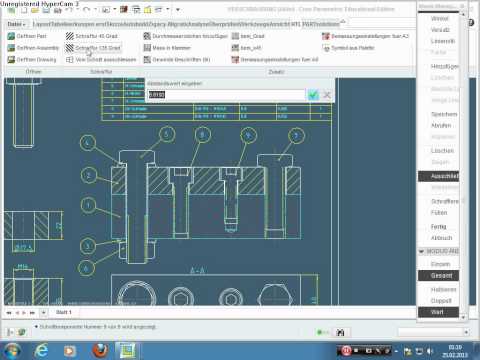 Creo Schraffuren / Creo Hatches