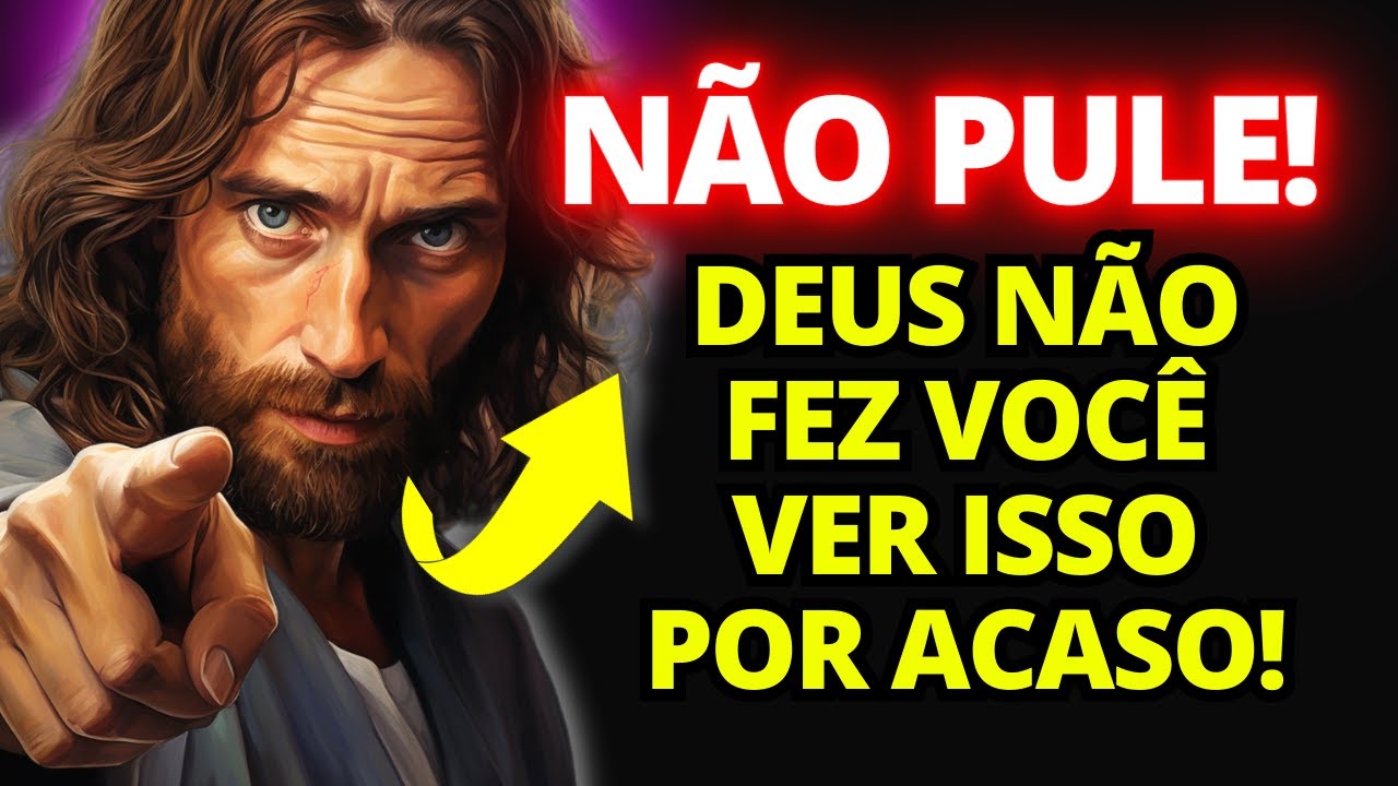 😮FILHO, VOCÊ NÃO PODE IGNORAR ESTE LIVRAMENTO! OUÇA URGENTE, ANTES QUE SEJA TARDE DEMAIS!