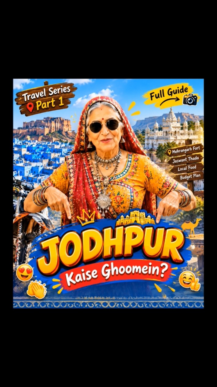 Mau liburan ke Jodhpur tapi bingung mulai dari mana? Mulai saja dengan menjelajahi pesona kota biru ini! 💙✨