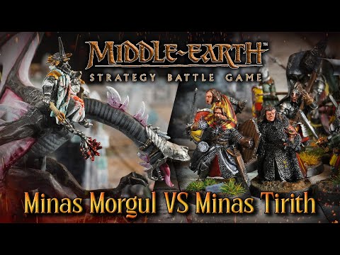 Gondor Vs Mordor! NEW EDITION Battle Report ~ Middle Earth Strategy Battle Game