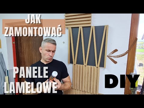Jak zamontować panele lamelowe  Montaż paneli lamelowych