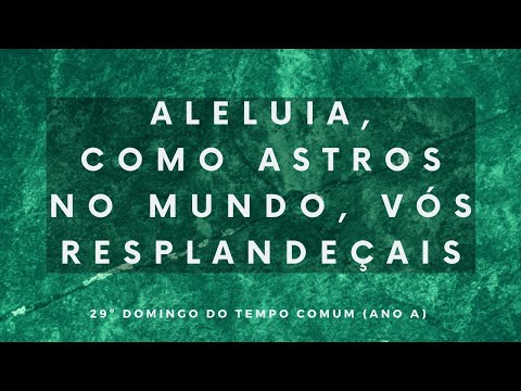 ALELUIA - COMO ASTROS NO MUNDO (Marcus Vinícius Lima) - CATÓLICA