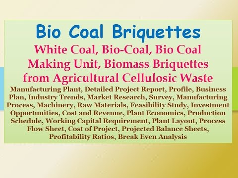 Bio Coal Briquettes White Coal, Bio-Coal, Bio Coal Making Unit, Biomass Briquettes