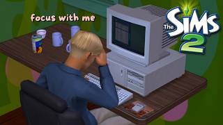 POV: Working Late on Your Old PC 💻 Sims 2 Office Ambience | Keyboard & Typing Sounds