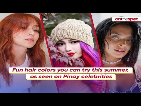 On the Spot: Fun hair colors you can try this summer, as seen on Pinay celebrities