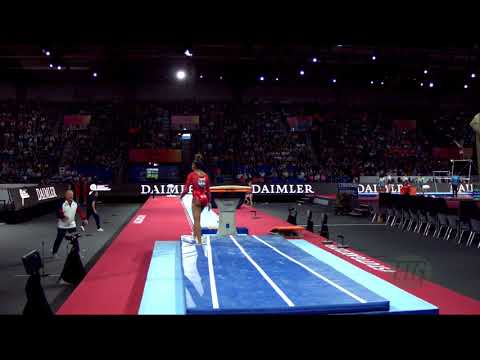 JAMES Taeja (GBR) - 2019 Artistic Worlds, Stuttgart (GER) - Qualifications Vault 1