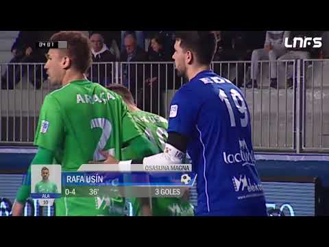 Gol Rafa Usín (0-4) Catgas Energía - Osasuna Magna. J26, 1Div. LNFS