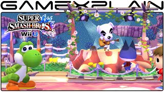 Smash Bros Wii U - K.K. Slider Cameo in Town & City Stage (1080p 60fps Gameplay)