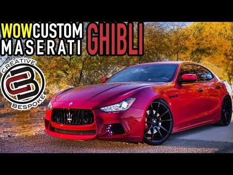 Maserati Ghibli Red WALD BLACK BISON EDITION by Creative Bespoke