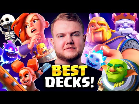 TOP 5 BEST DECKS IN THE WORLD IN CLASH ROYALE 😱