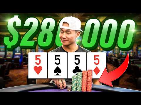 Every Time I HIT QUADS! (Six-Figure Pots)