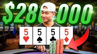 Every Time I HIT QUADS! (Six-Figure Pots)