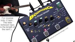 Video thumbnail for Boomerang Musical Products Boomerang Phrase III Looper by Prymaxe