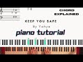 Keep you safe - Yahya ( Piano Tutorial By El + Chord Explained )