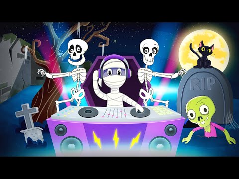 Tumbas por Aquí, Las Calaveras Salen de su Tumba | Canciones Infantiles de Halloween | Toy Cantando