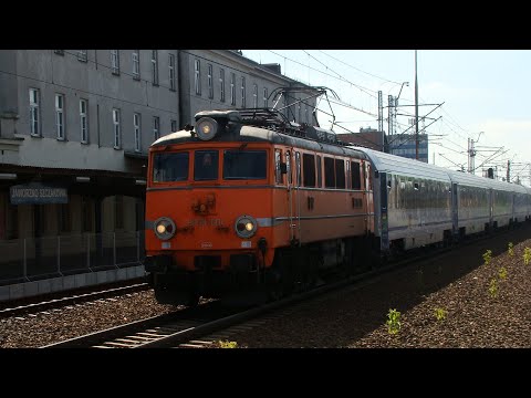 EP08-001 z IC 5312 Piast wjazd na Jaworzno Szczakową