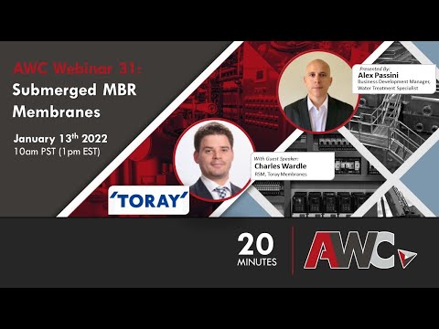 AWC Webinar 31 - Submerged MBR Membranes