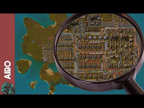 Factorio Timelapse: Tiny base (6 spm)