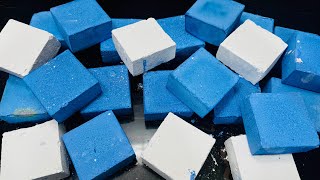 Download lagu Blue Dyed Chalk Block Crush | Oddly Satisfying Chalk ASMR Reform mp3