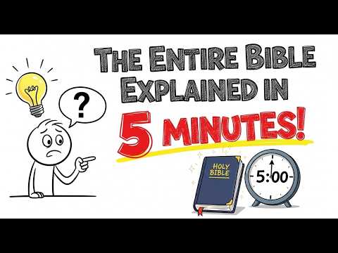 The Whole Bible Explained in Just 5 Minutes! Bible Recap from Genesis to Revelation #biblerecap