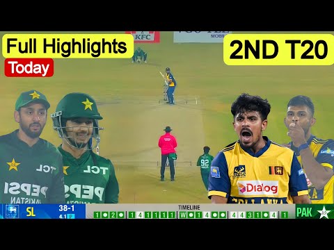 Pak vs SL 2nd T20 Highlights Today | Pakistan Vs Sri Lanka 2nd T20 Match Full Highlights 2026