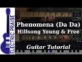 Phenomena Da Da Hillsong Young Free Electric Guitar Playthrough With Fretboard Animation