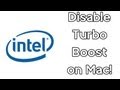 How To Disable Intel Turbo Boost on Mac 
