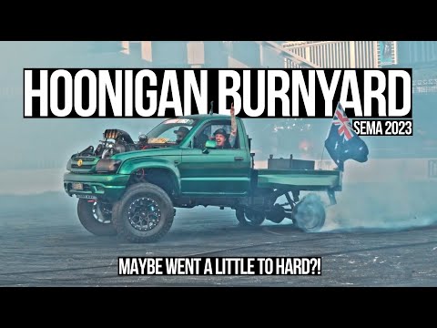LUXIFER SHUTS DOWN HOONIGAN BURNYARD | SEMA 2023 DAY 01