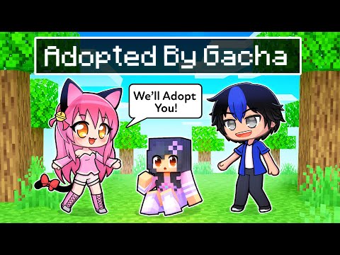 Adopted By GACHA STORIES In Minecraft!