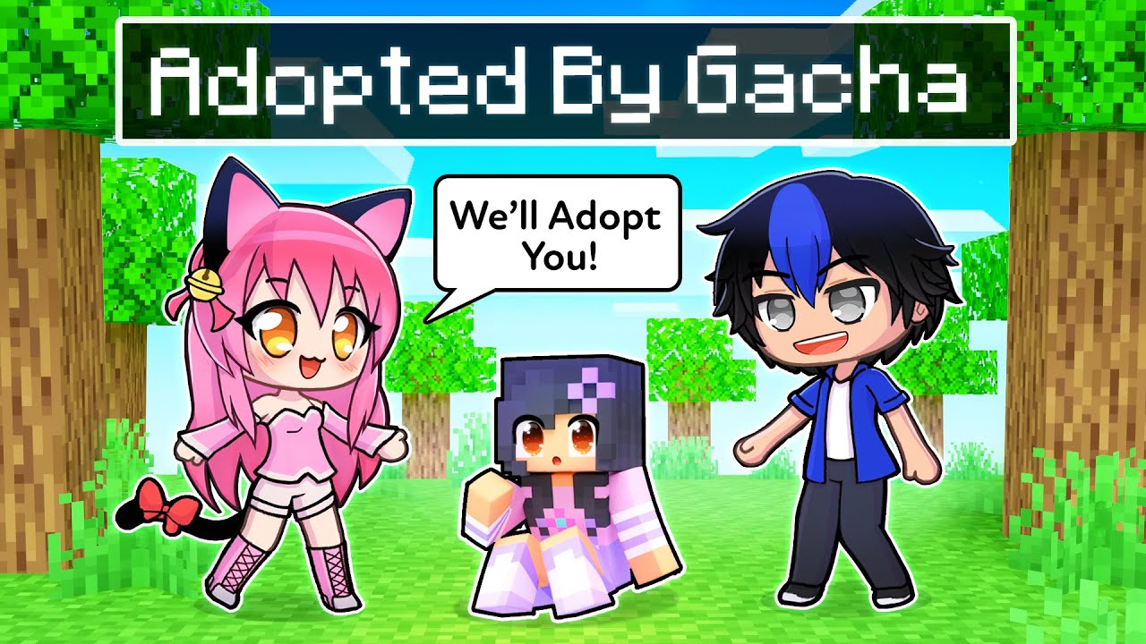Adopted By GACHA STORIES In Minecraft!