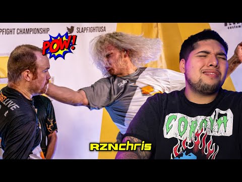 RZN Chris Reacts To Slap Fight Championship Wolverine Vs. White Simba | Brutal Knockout!!