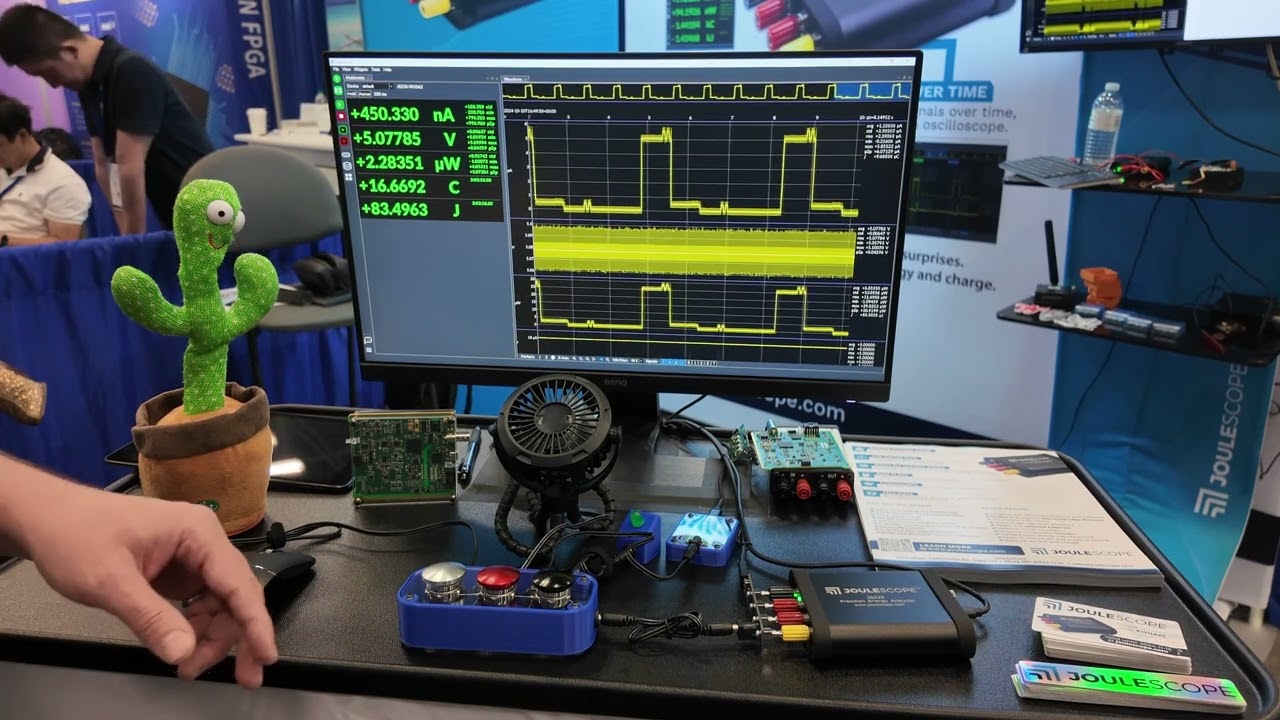 Joulescope Demo at Embedded World North America 2024